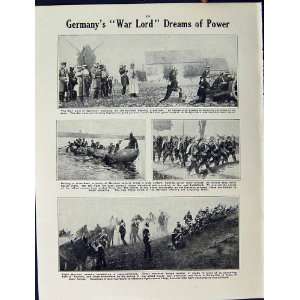  1915 WAR EMMICH BULOW TIRPITZ ZEPPELIN GERMAN SOLDIERS 