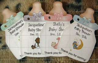 Baby Shower Tags Bottle shaped Very Cute & Unique NEW  