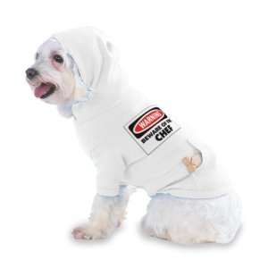  WARNING BEWARE OF THE CHEF Hooded (Hoody) T Shirt with pocket 