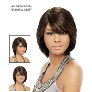    Its a Wig 100% Indian Remi Human Hair Natural Duby Color 1 Beauty