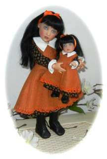 OLIVIA 12 & EFFIE   JOINTED DARLING KISH DOLL AND HER OWN LITTLE 