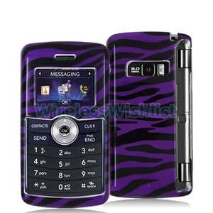 Purple Black Zebra Case Cover for LG Env3 Env 3 VX9200  