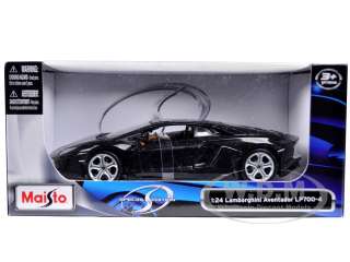   LP700 4 Black die cast model car by Maisto. Item Number 31210
