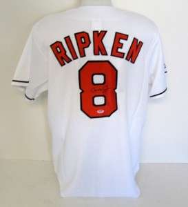 Cal Ripken Jr. Signed Baltimore Orioles Majestic Jersey PSA  