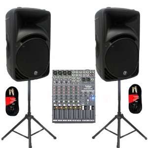  One Pair Mackie SRM450 V2 Active DJ Powered Speakers with 