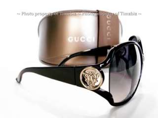 New Gucci Sunglasses 3061/s Black D28JJ Authentic  