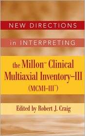   MCMI III), (0471691909), Robert J. Craig, Textbooks   