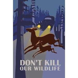  Vintage Art Dont Kill Our Wildlife   20881 3