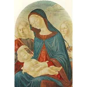  size 24x36 Inch, painting name Madonna with Child St Sebastian 