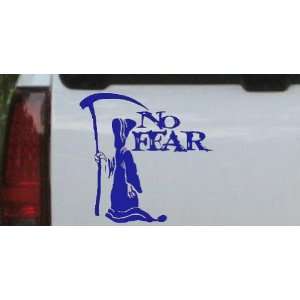 Grim Reaper No Fear Skulls Car Window Wall Laptop Decal Sticker 