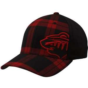   Minnesota Wild Red Black Bosco Closer Flex Fit Hat