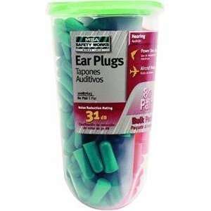  MSA Safety Works 10087625 Foam Ear Plugs, Orange and Green 