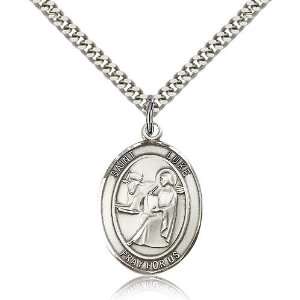  Sterling Silver St. Luke the Apostle Pendant Jewelry