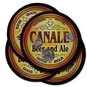  CANALE Family Name Beer & Ale Coasters 