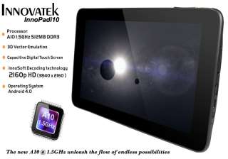 4GRK Innovatek InnoPad i 10.1 Tablet PC 1.5Ghz 2160p HDMI Capacitive 