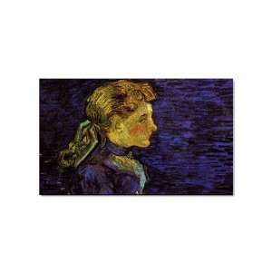  Portrait of Adeline Ravoux By Vincent Van Gogh Sticker 