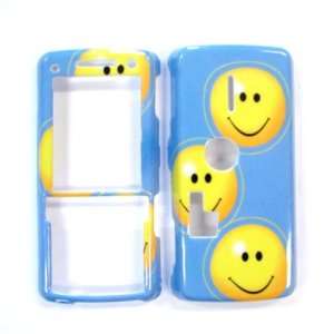 Cuffu   Blue Smiley Face   Sony Ericsson K850 Smart Case Cover Perfect 