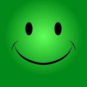  Green Smiley Face Magnet