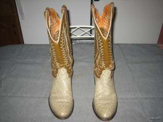 Vintage 1970s Nocona High Top Elephant Cowboy Boots  