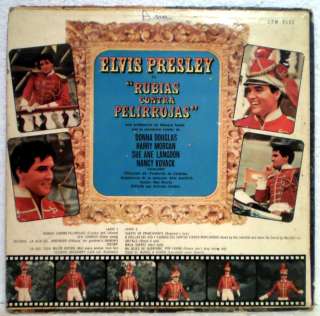 ELVIS PRESLEY FRANKIE & JOHNNY RARE URUGUAY LP RCA LPM 3553  