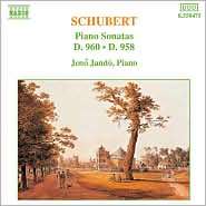 Schubert Piano Sonatas, D. 960 & D. 958, Jenö Jandó, Music CD 