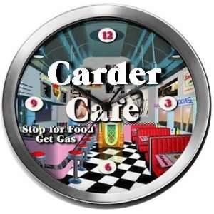  CARDER 14 Inch Cafe Metal Clock Quartz Movement Kitchen 