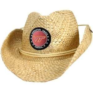  Virginia Tech Hokies Straw Cowboy Hat