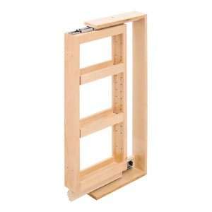 Base Cabinet Filler Pullout SPICE RACK REAL WOOD ROLL OUT TRAYS  