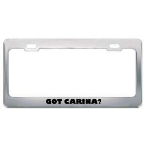  Got Carina? Girl Name Metal License Plate Frame Holder 