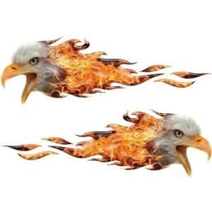  Bald Eagle Flames Inferno Flames   2.5 h x 8 w 