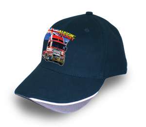 KENWORTH TRUCK K104 CAB OVER NAVY BASEBALL CAP/HAT  