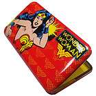 WONDER WOMAN CLUTCH PURSE WALLET   Red Retro Design Official DC Comics