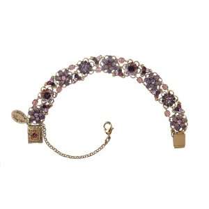  Admirable Bracelet by Michal Negrin Ornate with Sparkling 
