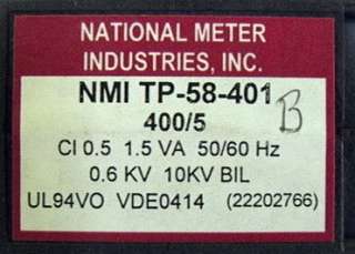 Current Transformer Sensor NMI TP 58 401 4005 ratio split core  