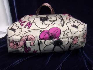   Print Flower Floral Glam Graffiti Sateen Tote Bag 16306 #39A  