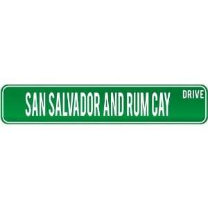  New  San Salvador And Rum Cay Drive   Sign / Signs  Bahamas 