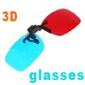Red Cyan Blue 3D Plastic Glasses for 3D Movie Game  