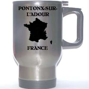  France   PONTONX SUR LADOUR Stainless Steel Mug 