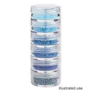 Space saver stack jars 1 1/2x2/3in set of 6 with cap  