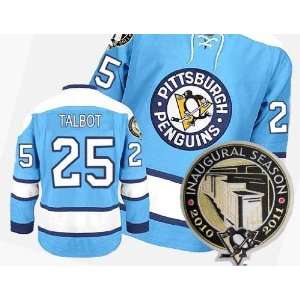 Wholesale Pittsburgh Penguins #25 Maxime Talbot Blue Hockey Jersey 