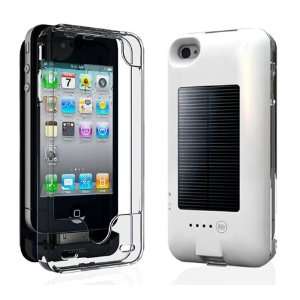GPEL iPhone 4 and 4S Solar Powered Rechargable External Battery Case 