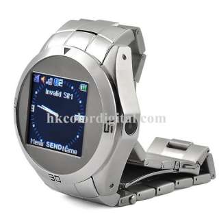 inch Quadband Wrist Watch Mobile Phone With Bluetooth And 1.3MP 