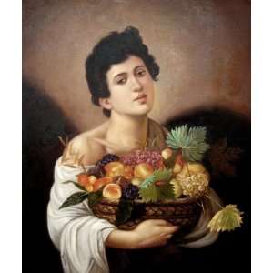  Boy with a Basket of Fruit by Michelangelo Merisi da 