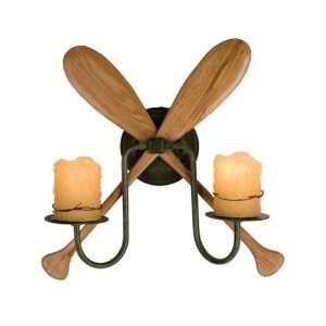  Paddle 2 Light Wall Sconce