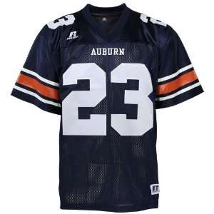   Tigers #23 Navy Blue Tackle Twill Football Jersey
