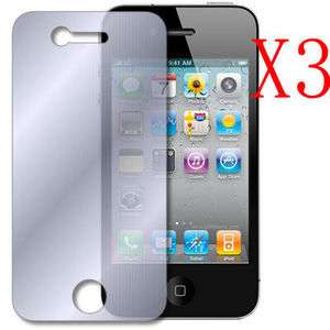 3x Clear LCD Guard Screen Protector Film Cover FOR apple iPhone 4 G OS 
