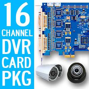 16 Channel DVR H.264 Surveillance Camera Package CCTV  