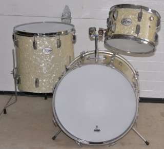 Vintage Rogers R360 WMP 3 Piece Drum Set  