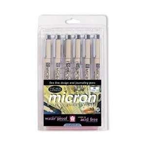  Pigma Micron 6 Color Set By The Yard Arts, Crafts 