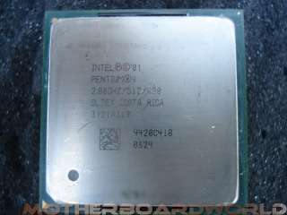 Intel Pentium 4 p4 2.8 GHz 400 400M 478 512KB SL7EY  
